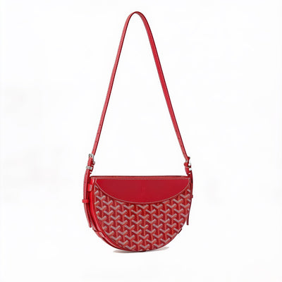 Crescent Shoulder Bag - Red