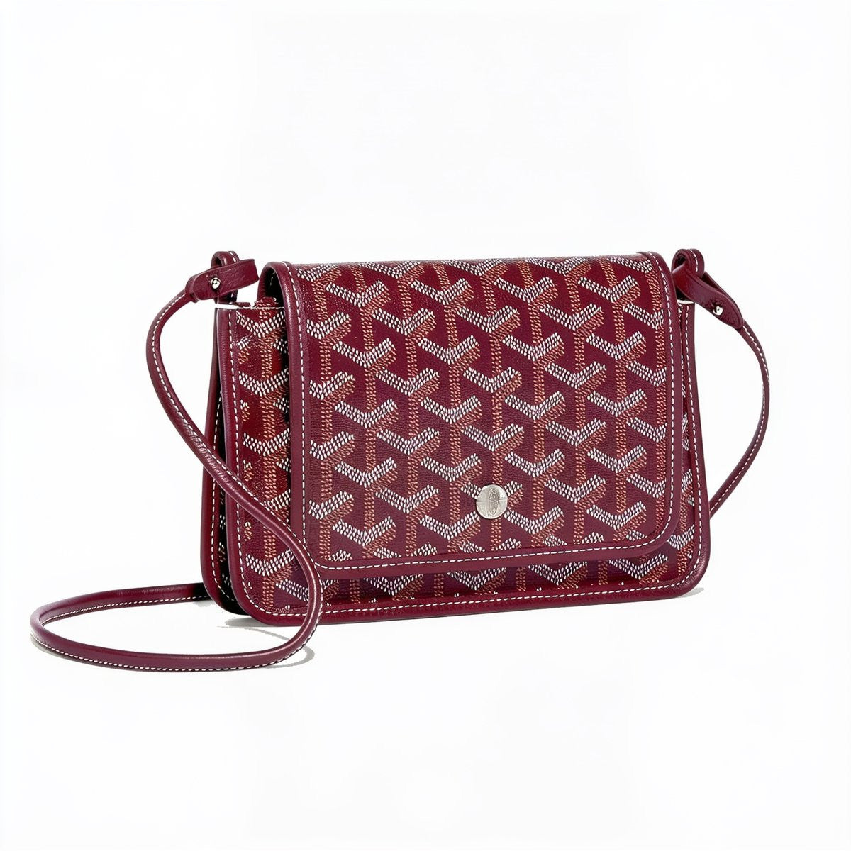 Crossbody Pouch Wallet - Burgundy